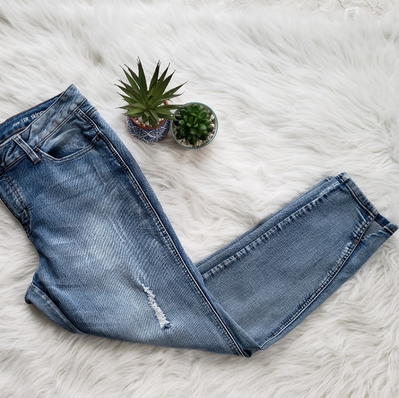 New Directions, Skinny Straight Slit Crop Jean 12 - Picture 2 of 7